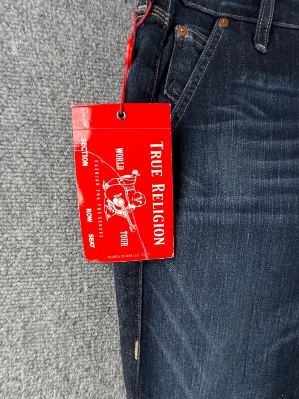 NWT True Religion Denim Jeans USA Size 29 Cotton Blend Stella Skinny ACTL 29X30 - Picture 8 of 16